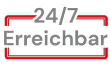 24/7 Erreichbar